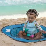 piscine bébé sable plage