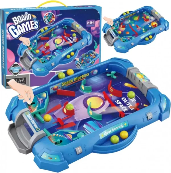 jouets loisirs maroc Mini Machine de Flipper "Space Marbles"